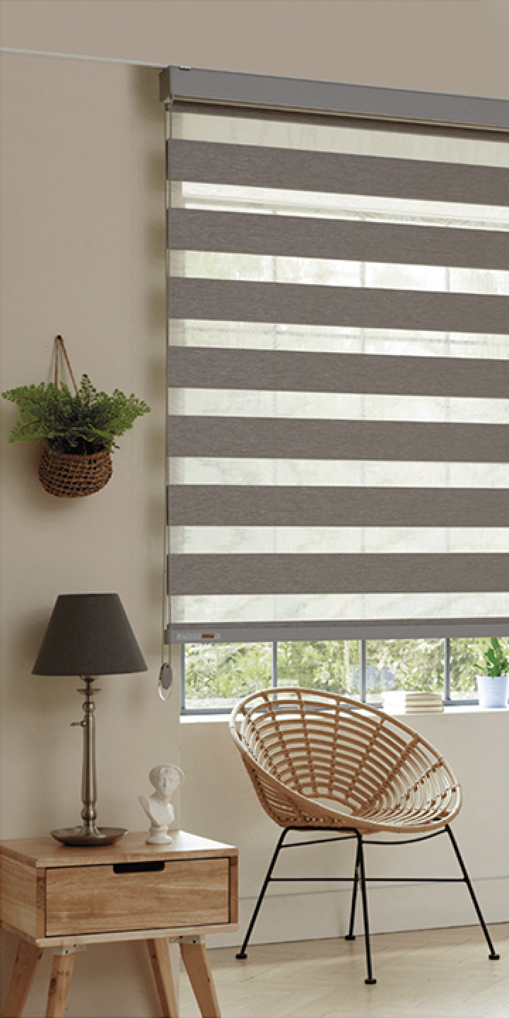 Zebra Roller Shade Binch BO (Sabelle Collection)