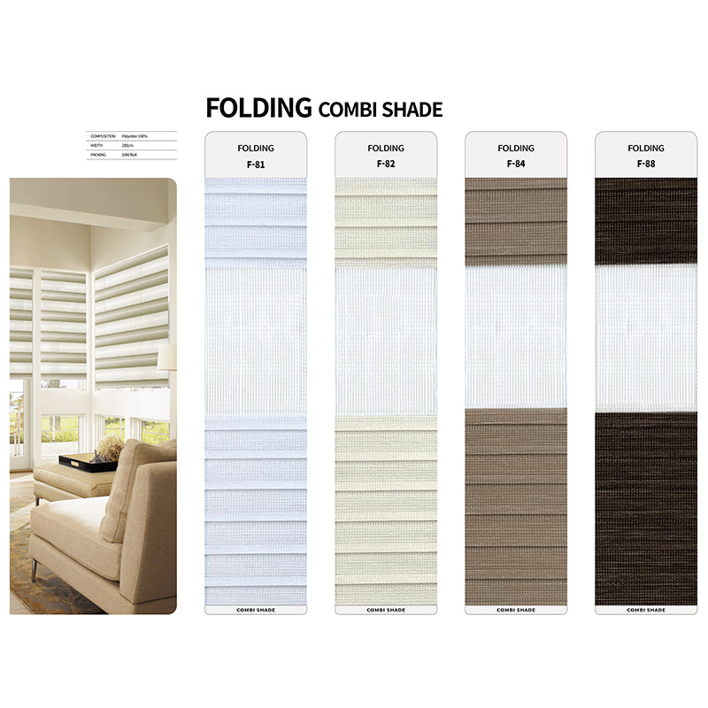 Combi Roller Shade Folding