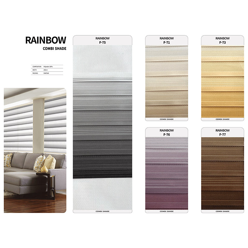 Combi Roller Shade Rainbow