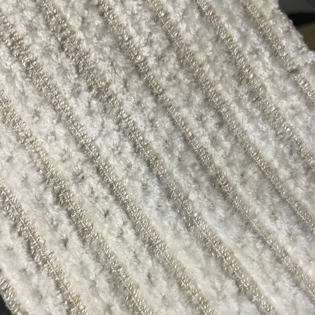 0238 Striped Chenille Fabric