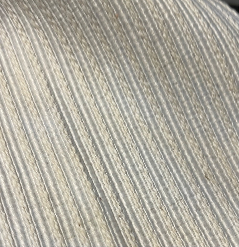0255 Ribbed Fabric Light Beige