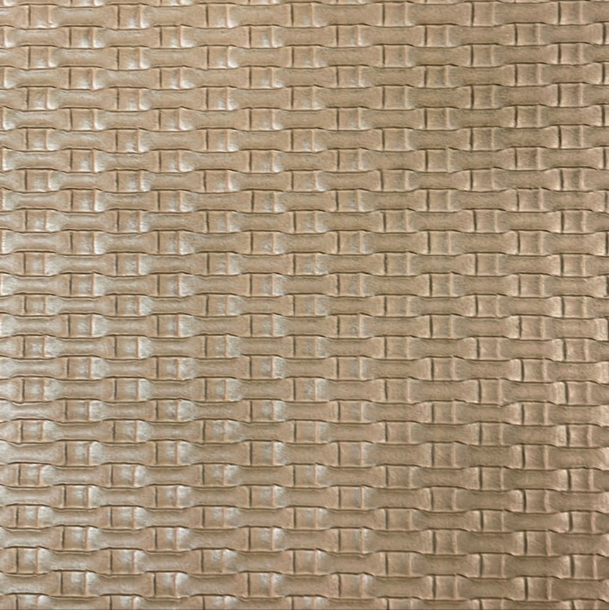 0014 Light Brown “Woven Brick” Vinyl