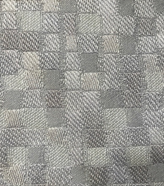 0370 Fabric Silver Pattern-Satin