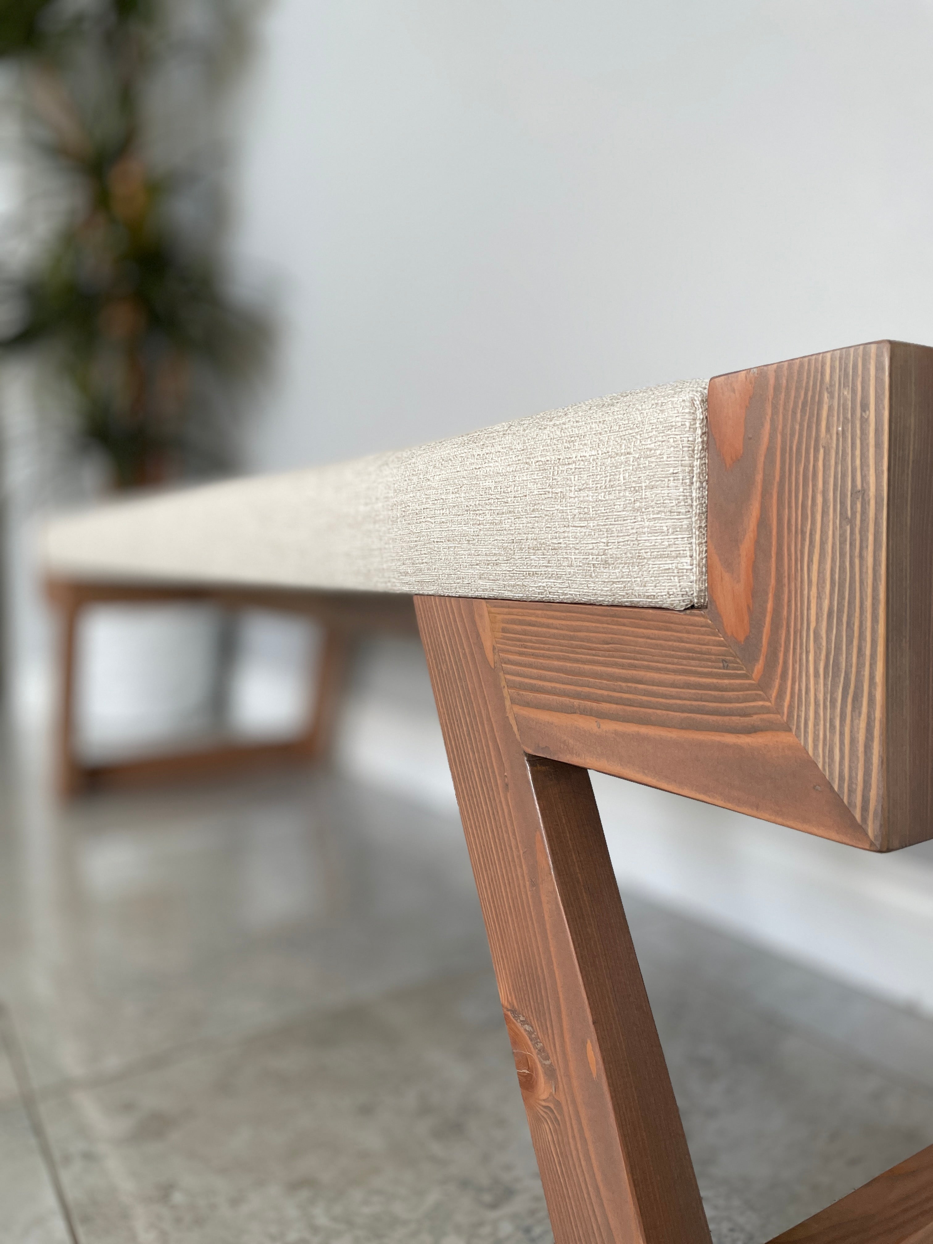 Wood Bench - Redesign Upholstery Store