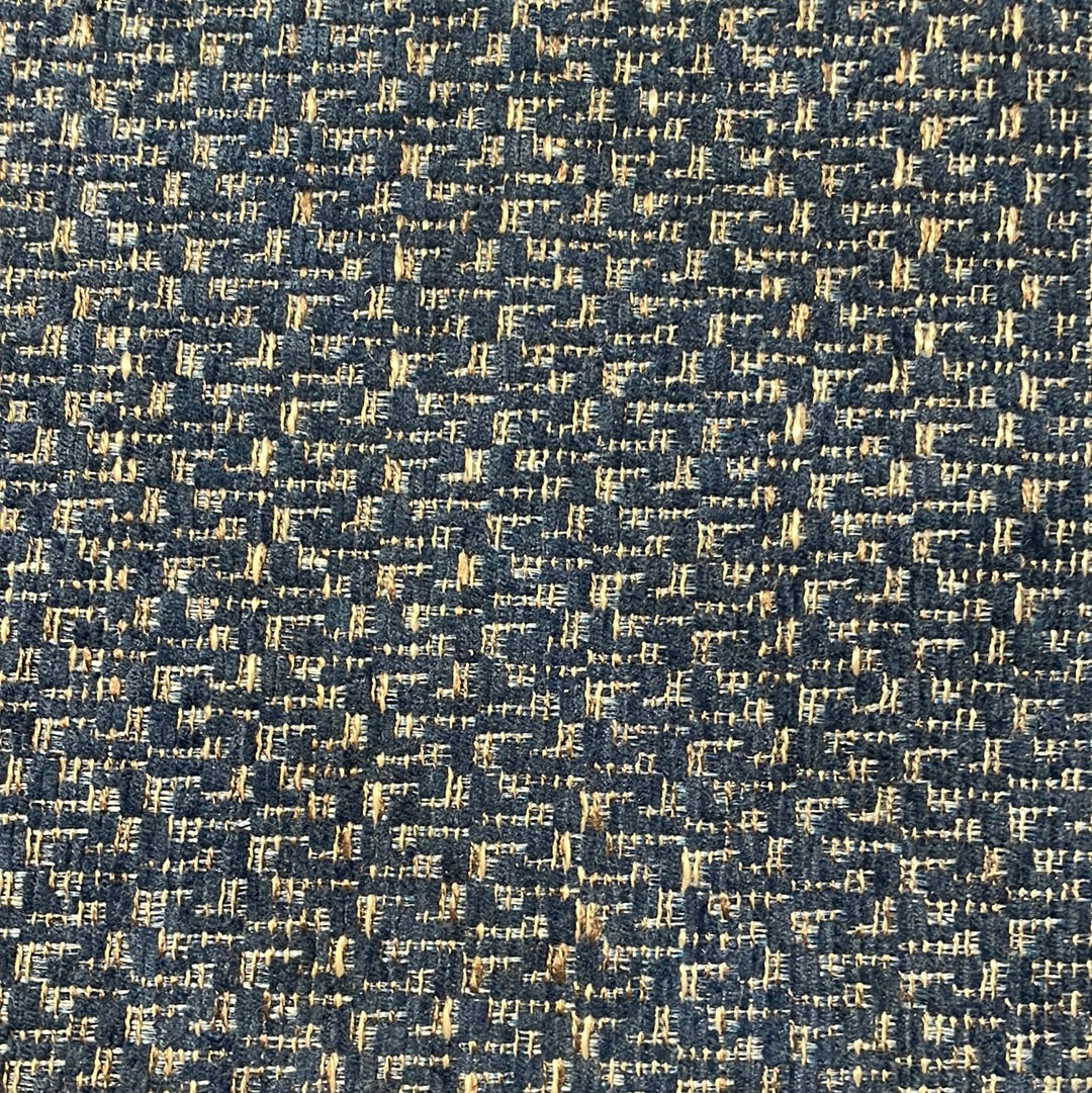 0283 Fabric Blue Goldwoven