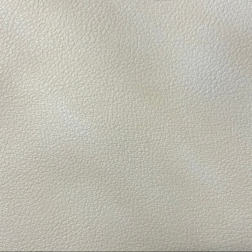 0139 Elegant White Faux Leather