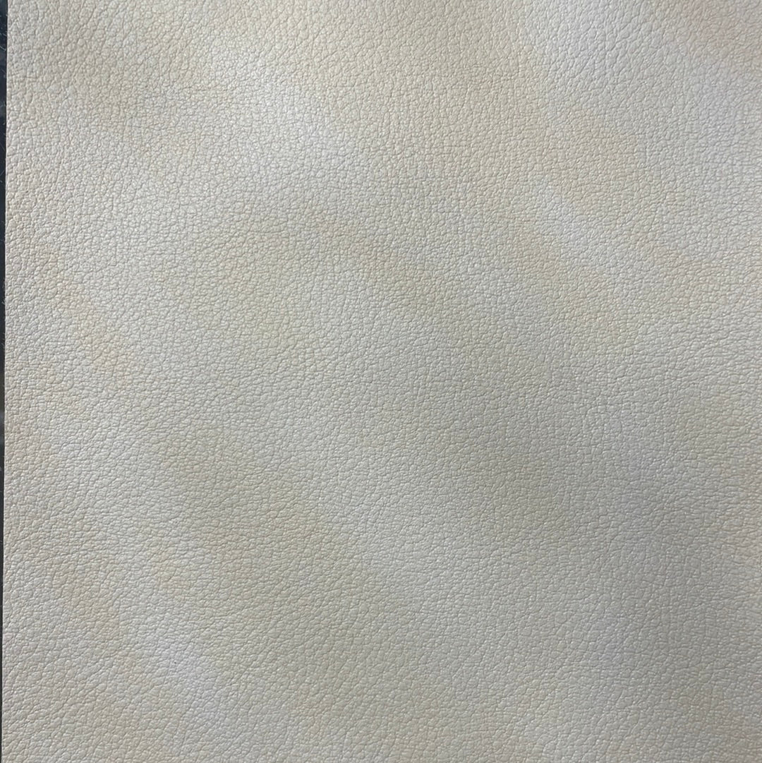 0139 Elegant White Faux Leather