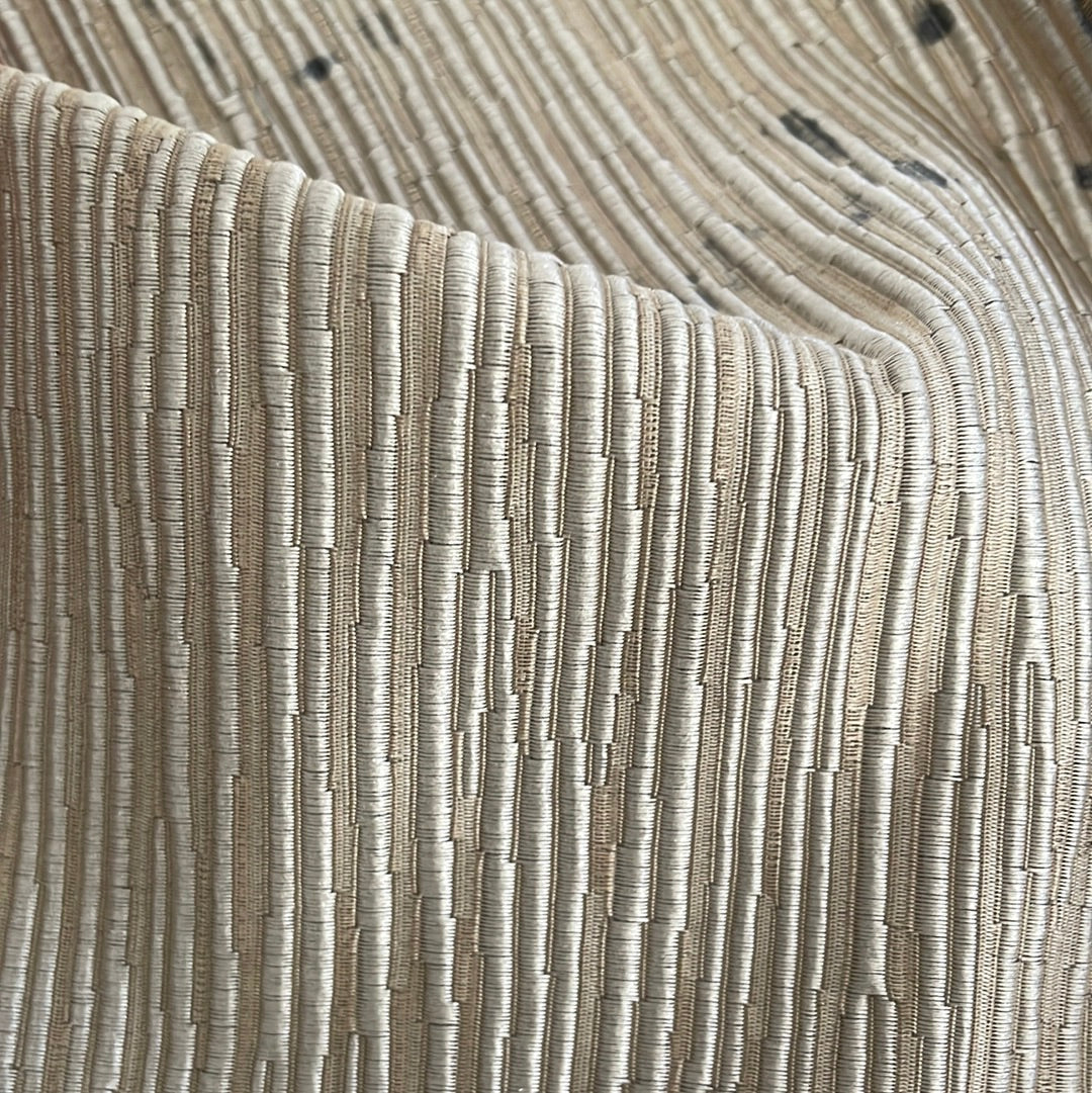 0377 Metallic Fabric Champagne Gold