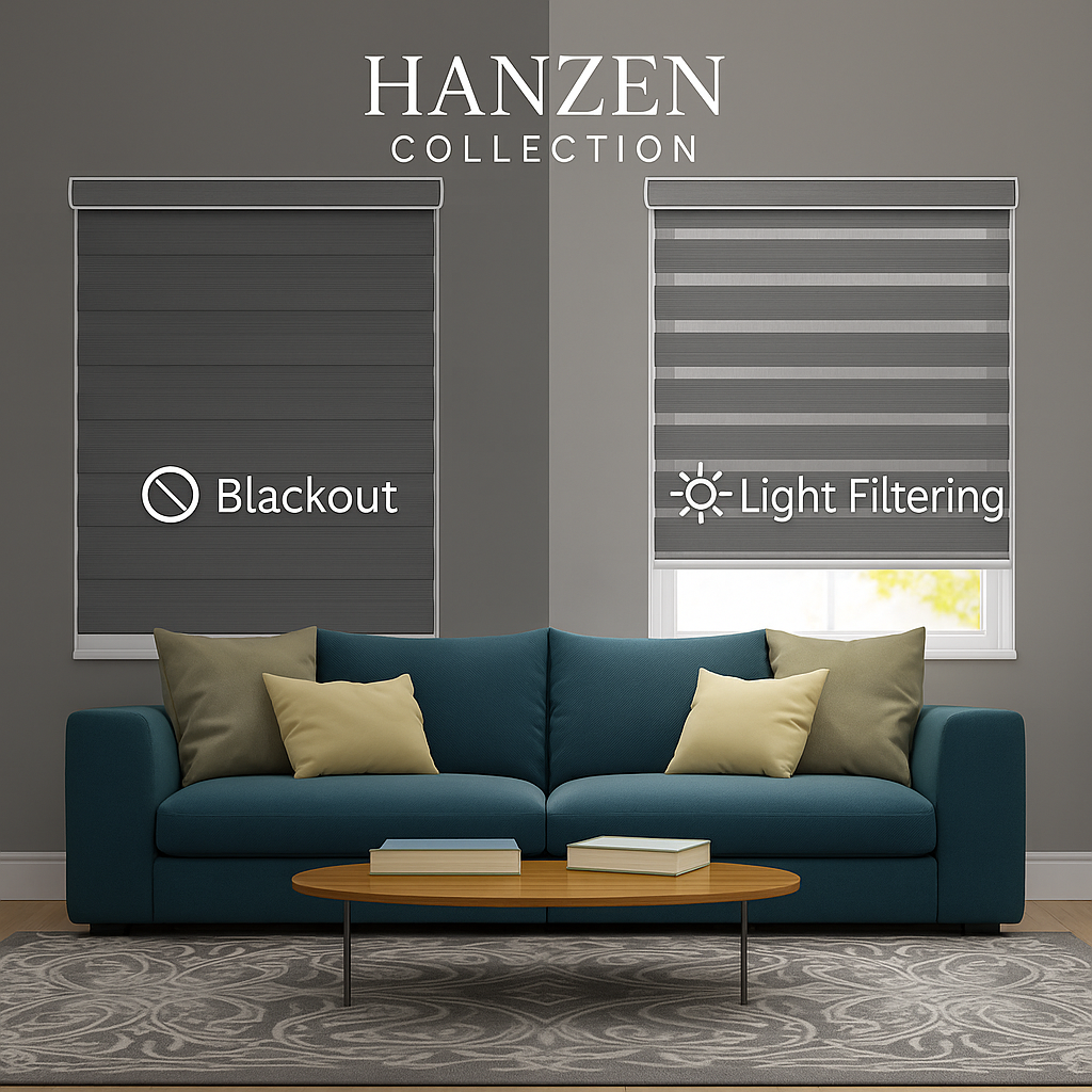 Zebra Roller Shades Hanzen