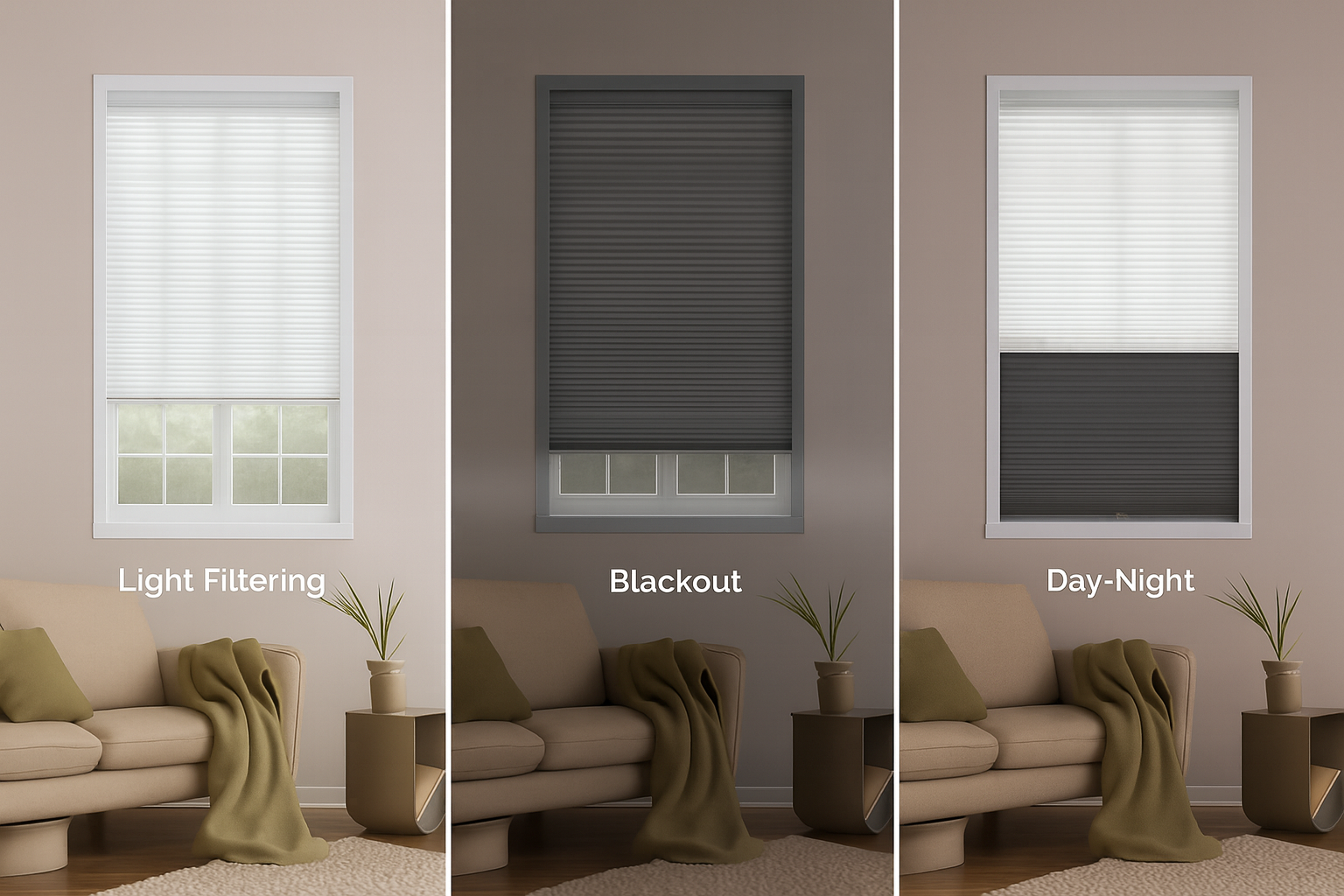 Honeycomb Shades Hanzen