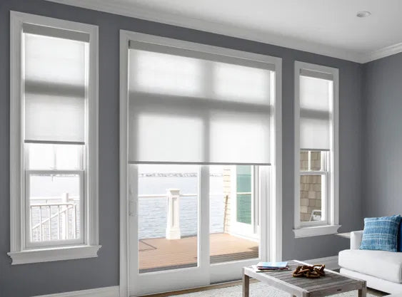 Hatchland · White Garden · Granada Roller Shade  (Hanzen Collection)