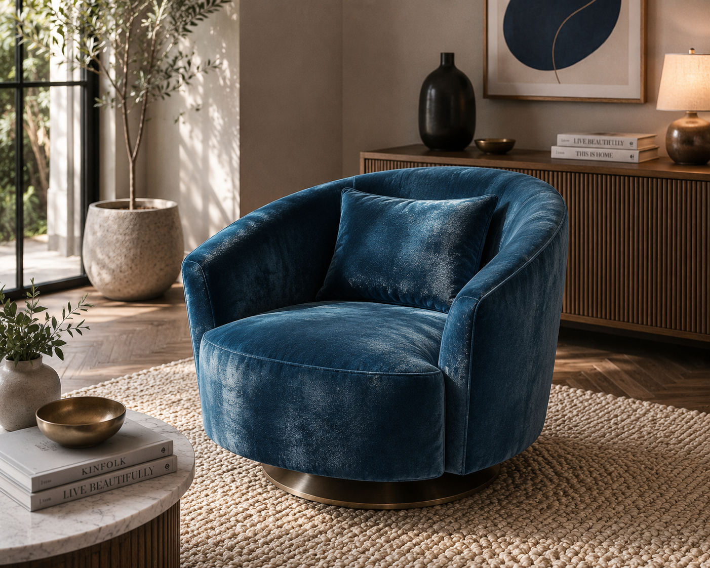 0258 Fabric – Midnight Blue