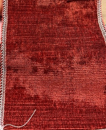 0425 Fabric Dark Red-Velvety