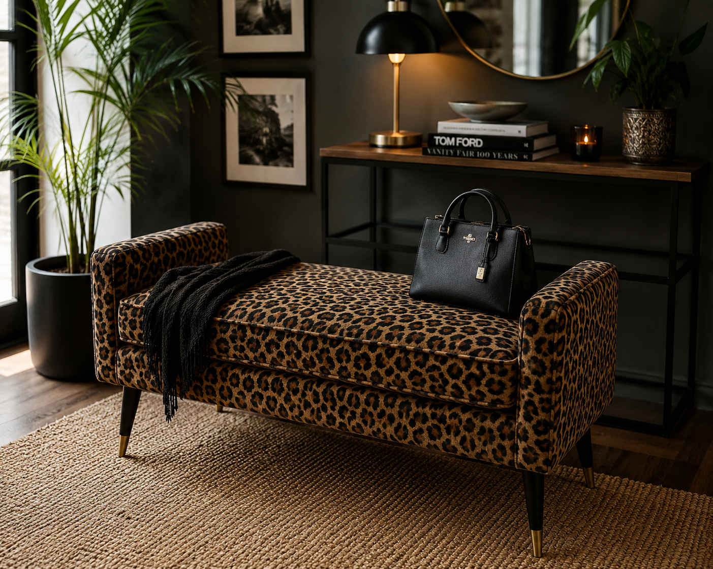 0476 Fabric Wild Leopard Print