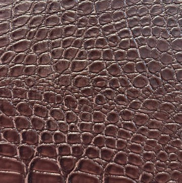 0036 Dark Brown Crocodile Vinyl