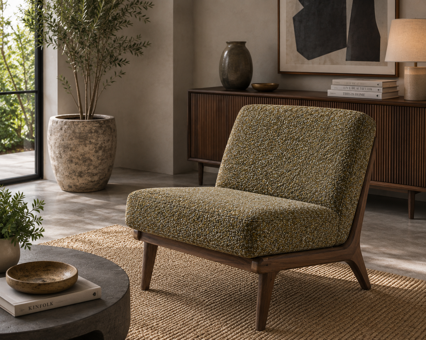 0266  Fabric – Moss & Slate Mix