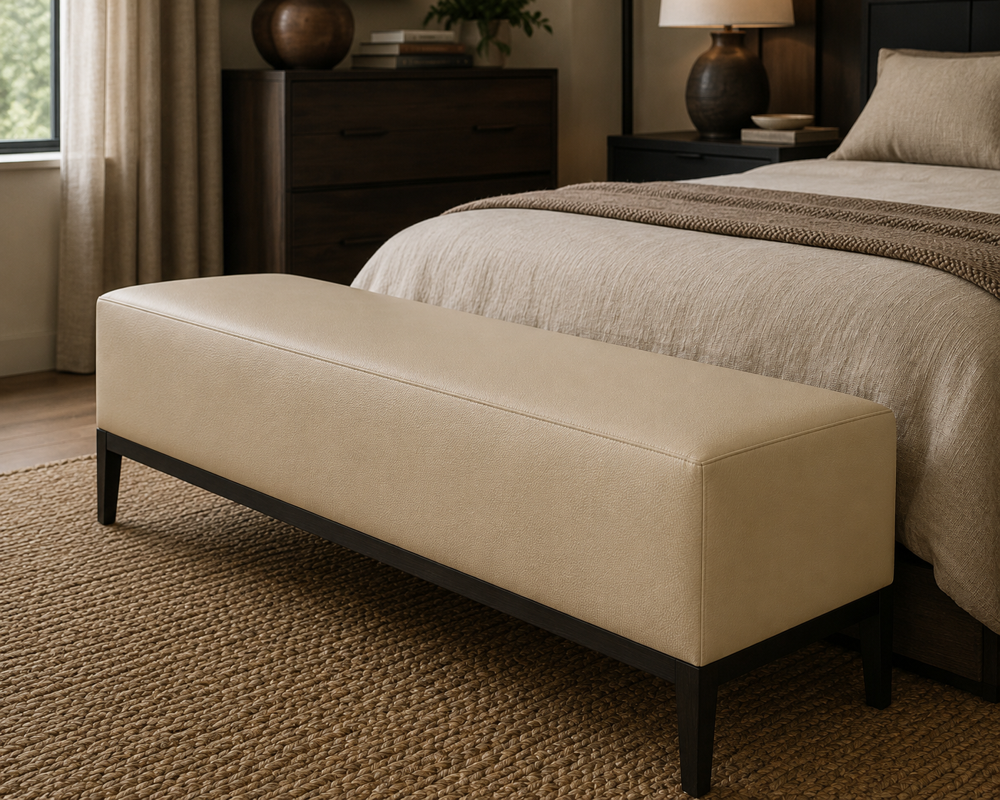 0631 Light Sand Genuine Leather