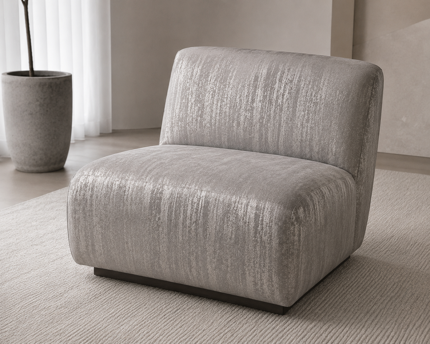 0001 Graphite Faux Leather