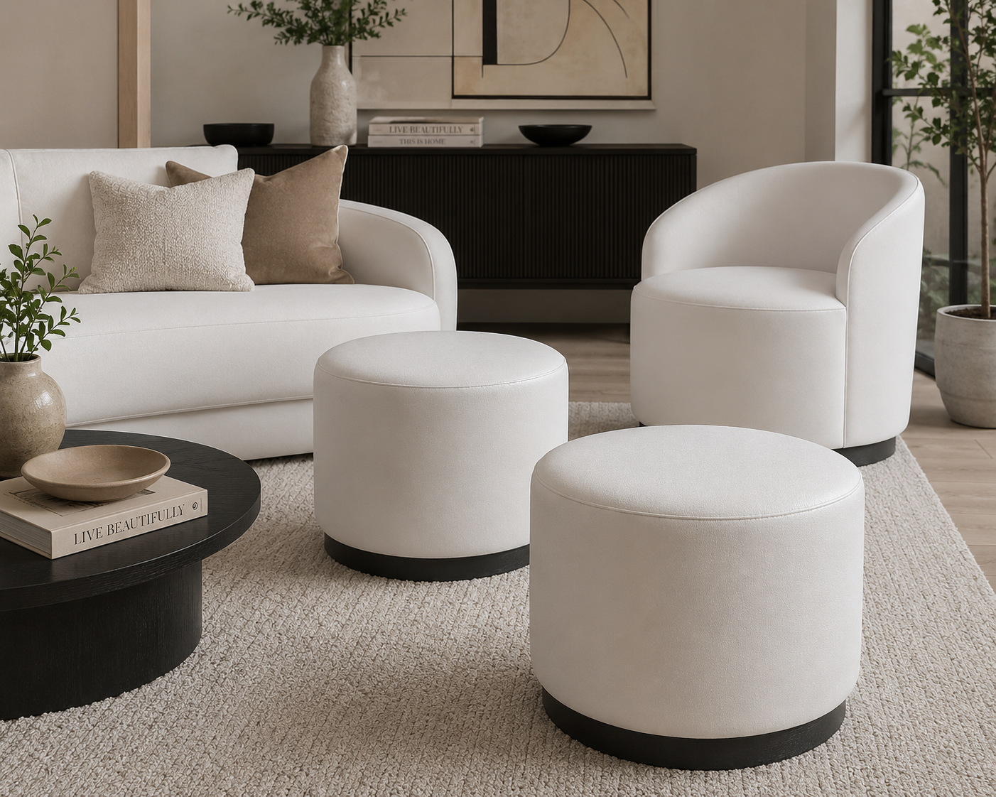 0072 White Patterned Vinyl