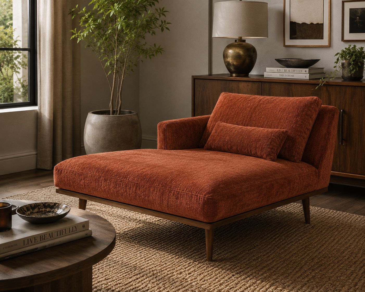 0393 Fabric Burnt Orange