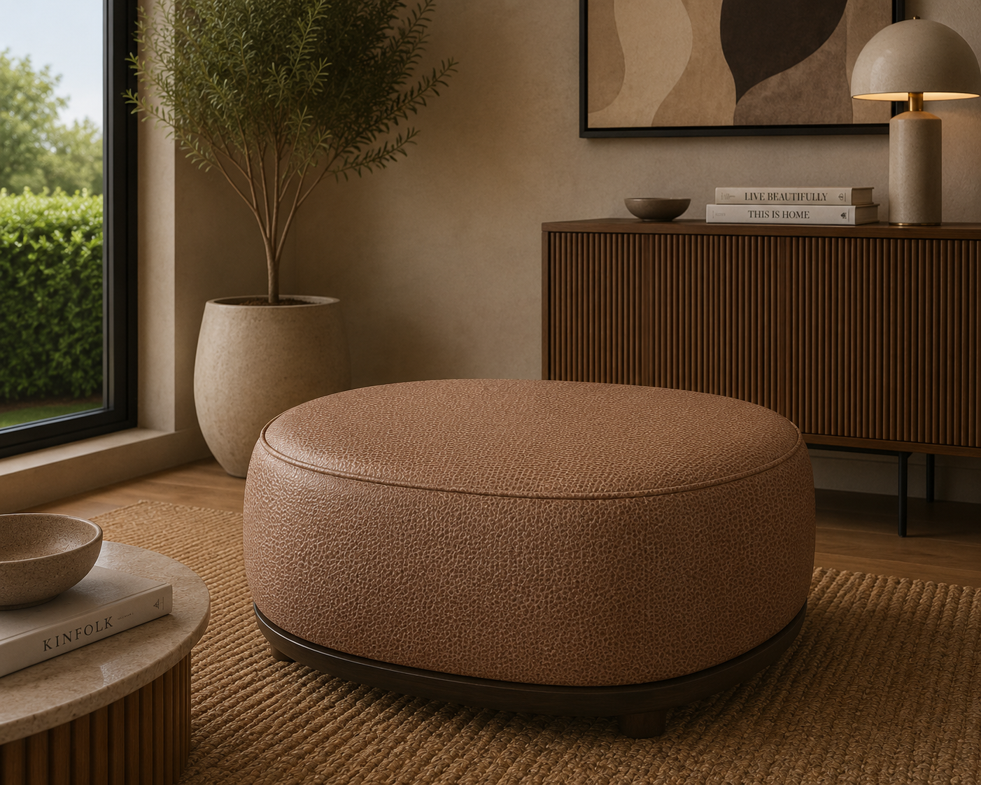 0057  Dark Brown Textured Vinyl