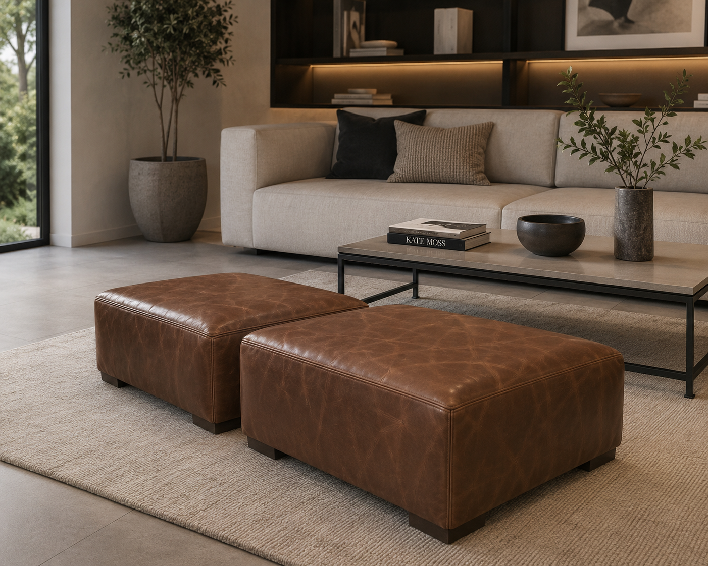 0663 Ash Walnut  Genuine Leather