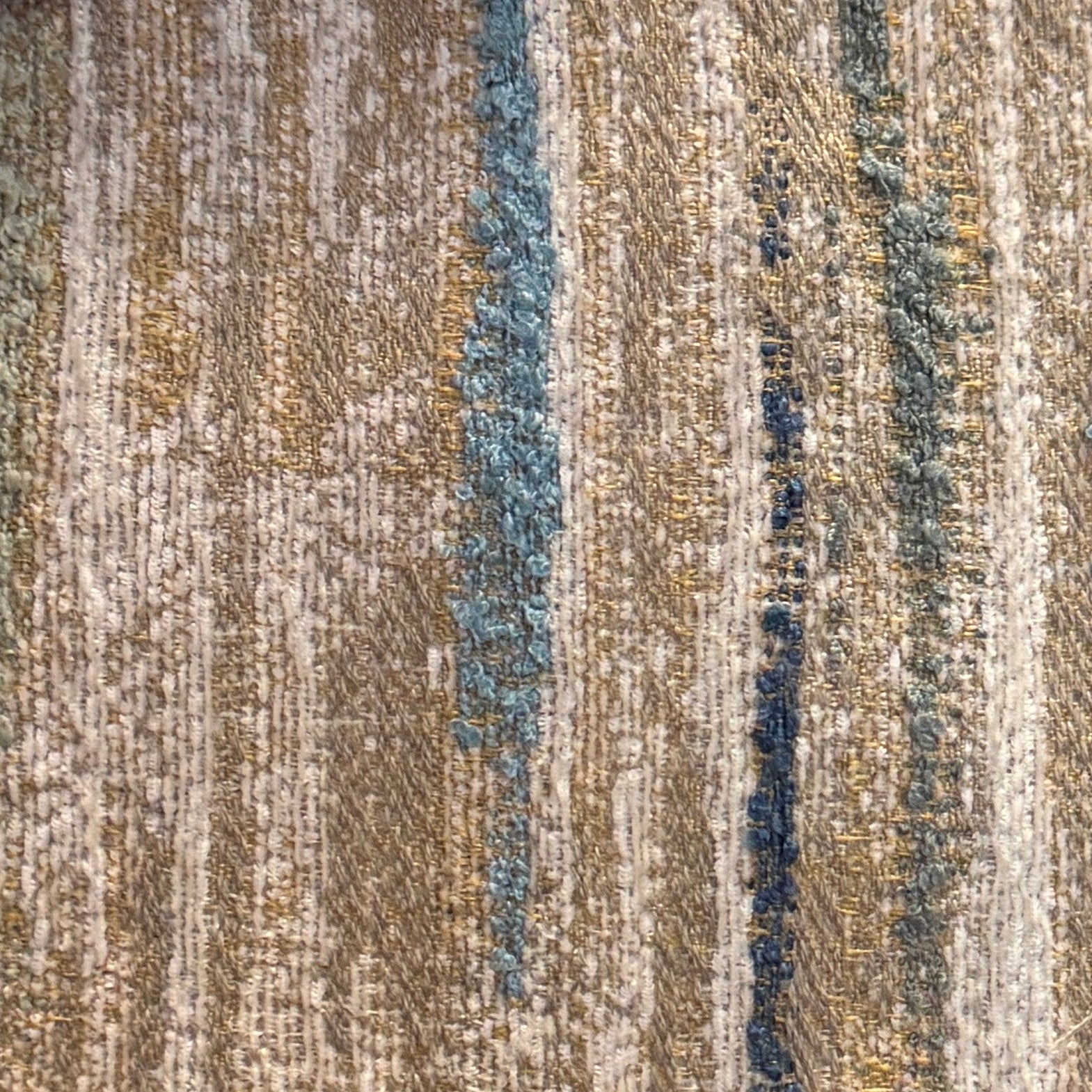 0286 Fabric Sand and Blue Mix