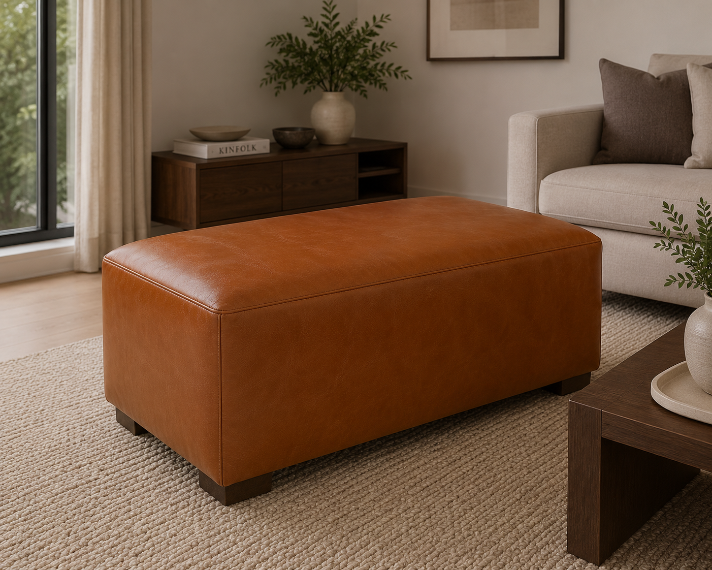 0682 Copper Caramel Genuine Leather
