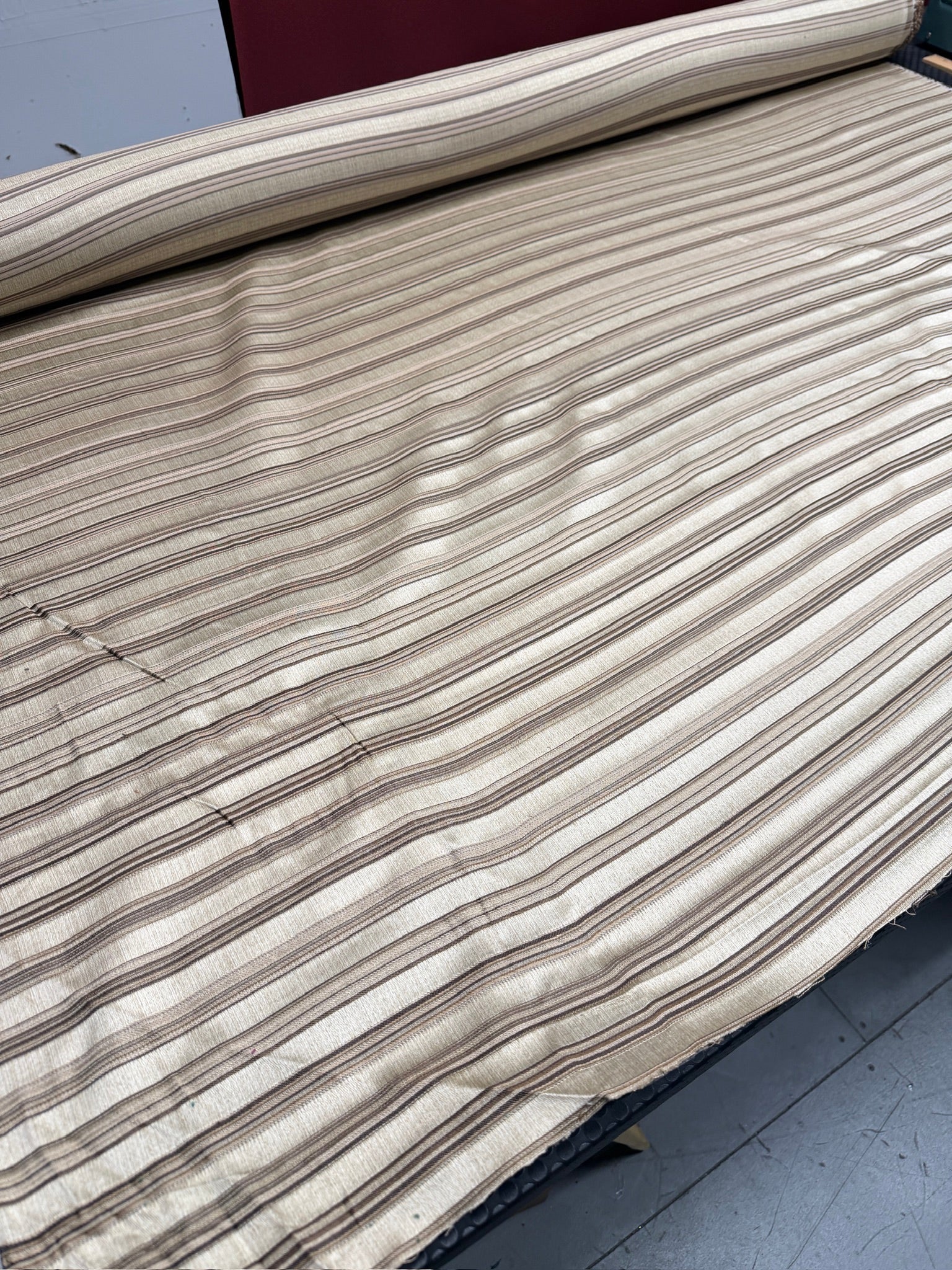 0419 Striped Fabric Taupe