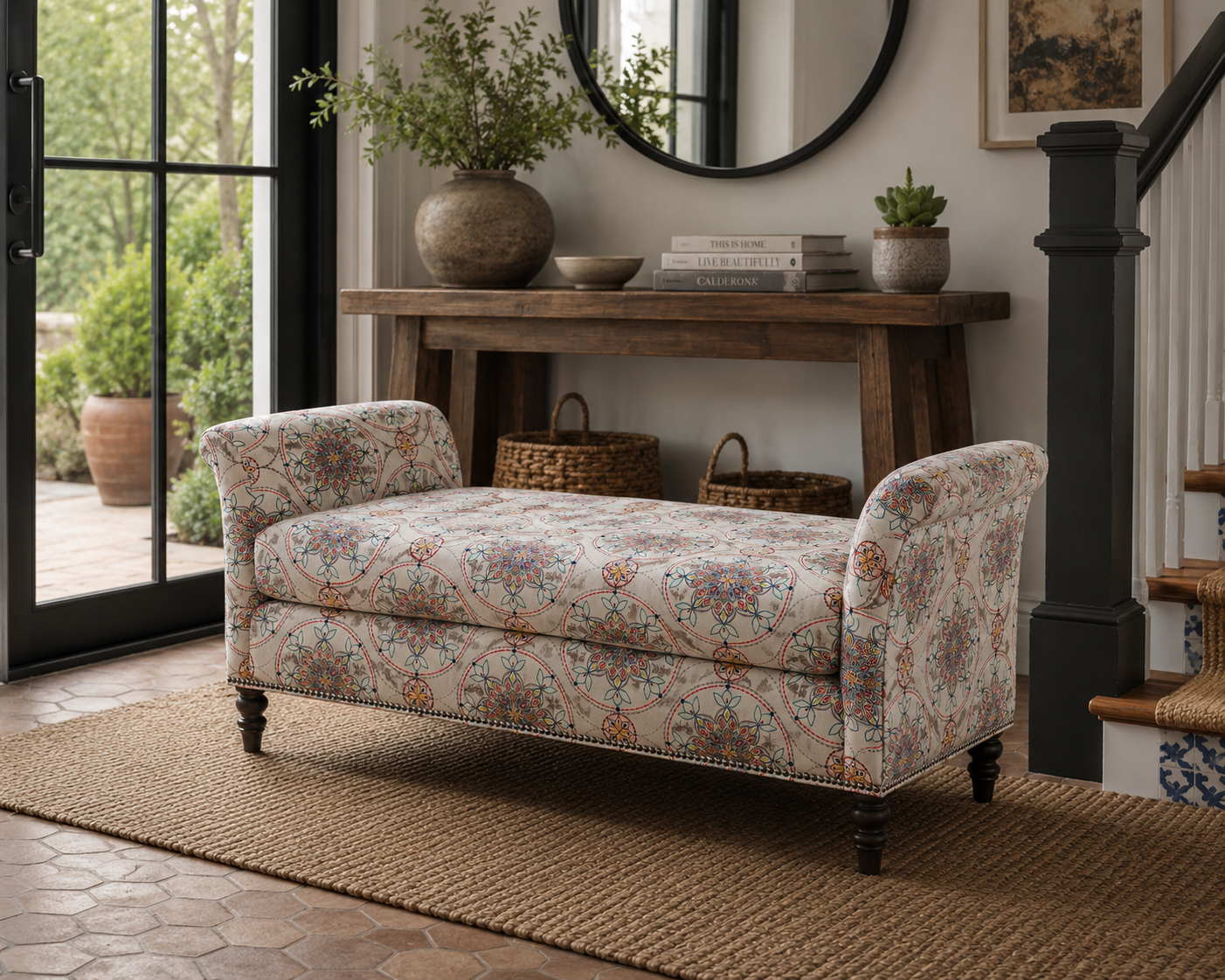 0513 Fabric Multicolor Burst