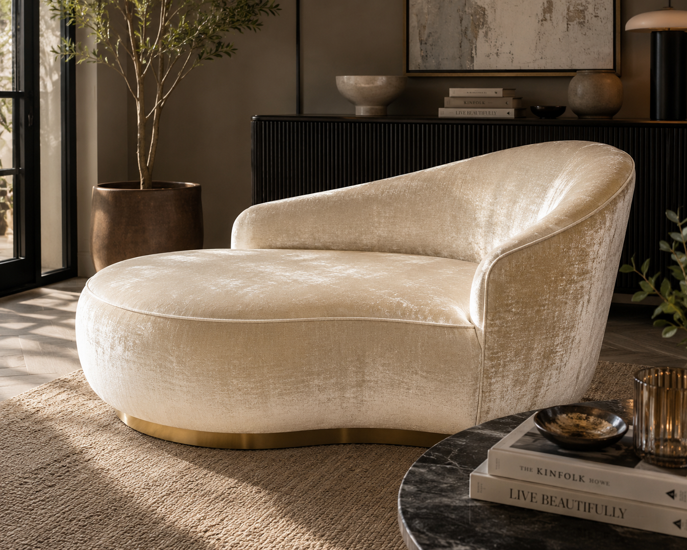 0388 Champagne Luster Velvet