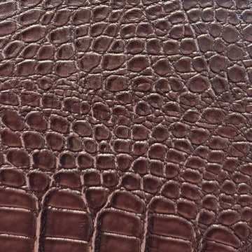 0036 Dark Brown Crocodile Vinyl