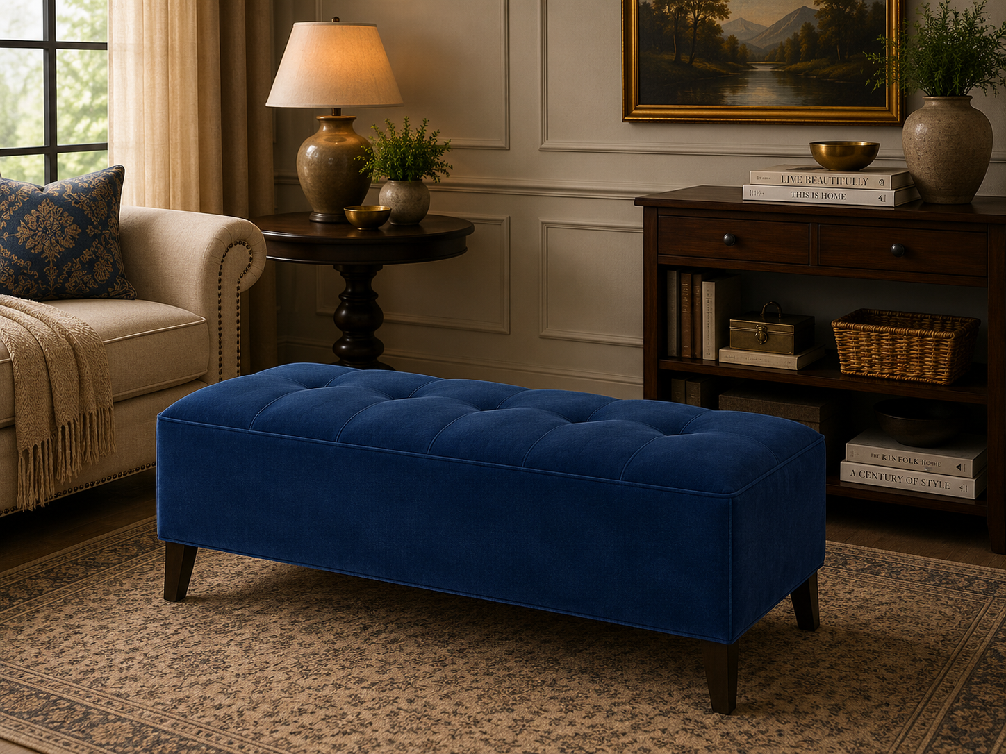 0269 Solid Blue Fabric