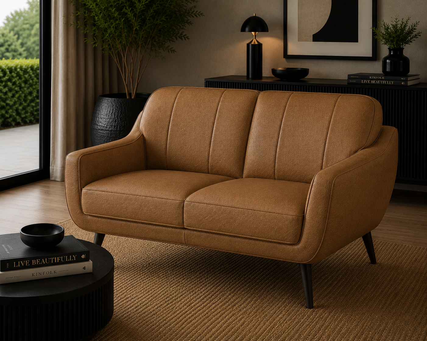 0062 Brown Faux Leather Vinyl