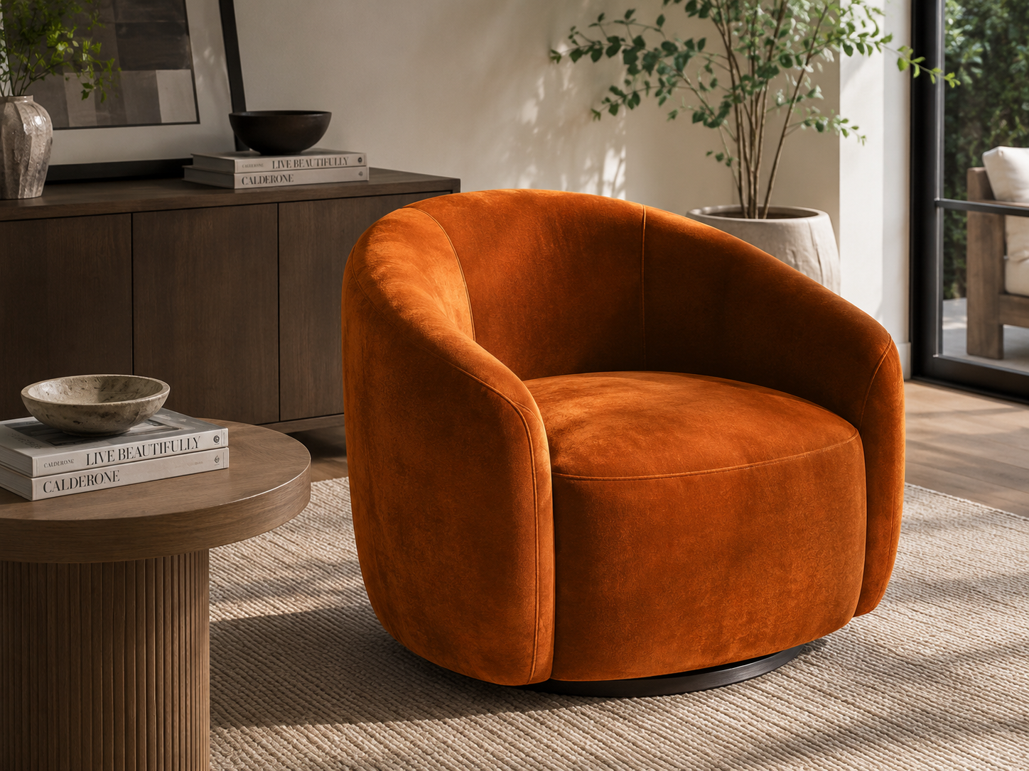 0530 Fabric Amber Orange