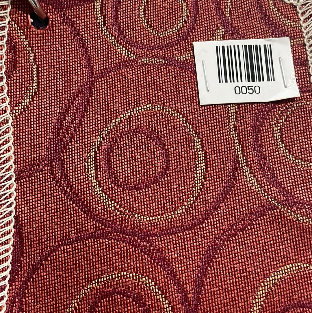 0050 Fabric Pattern Dark Orange