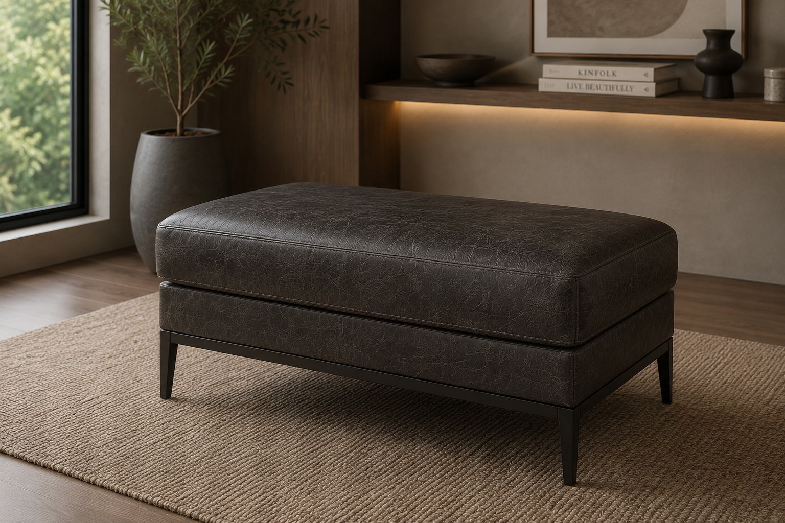 0161 Heritage Graphite Faux Leather
