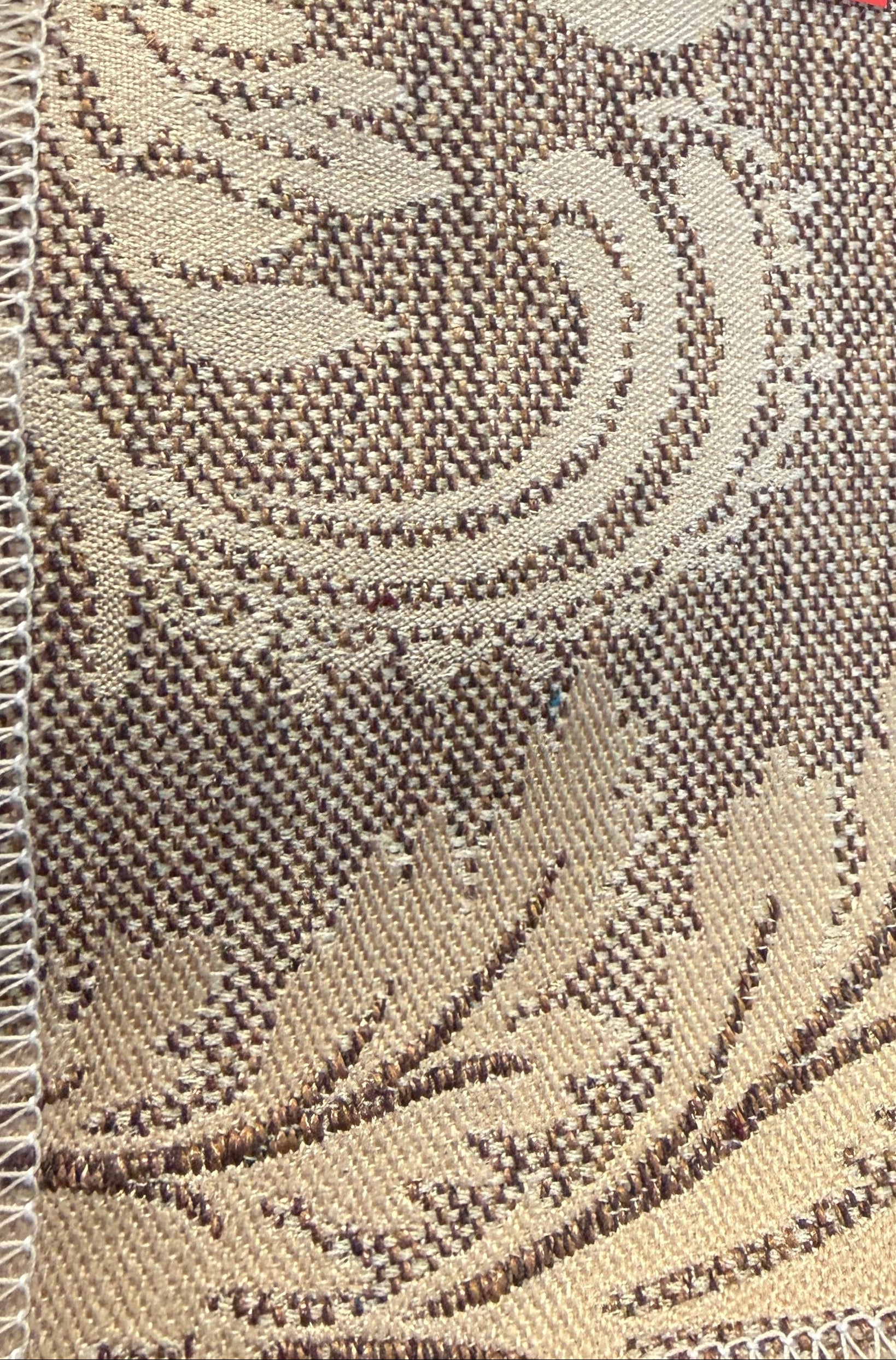 0466 Fabric Brown Classic Leaf