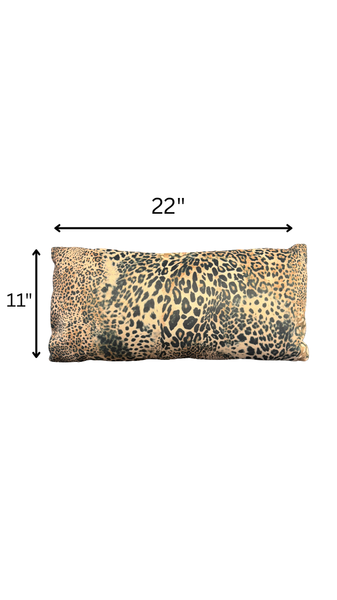 Wild Leopard Decorative Lumbar Pillow