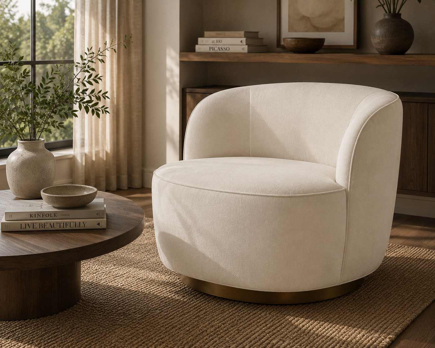 0406 Velvety Fabric Light Beige