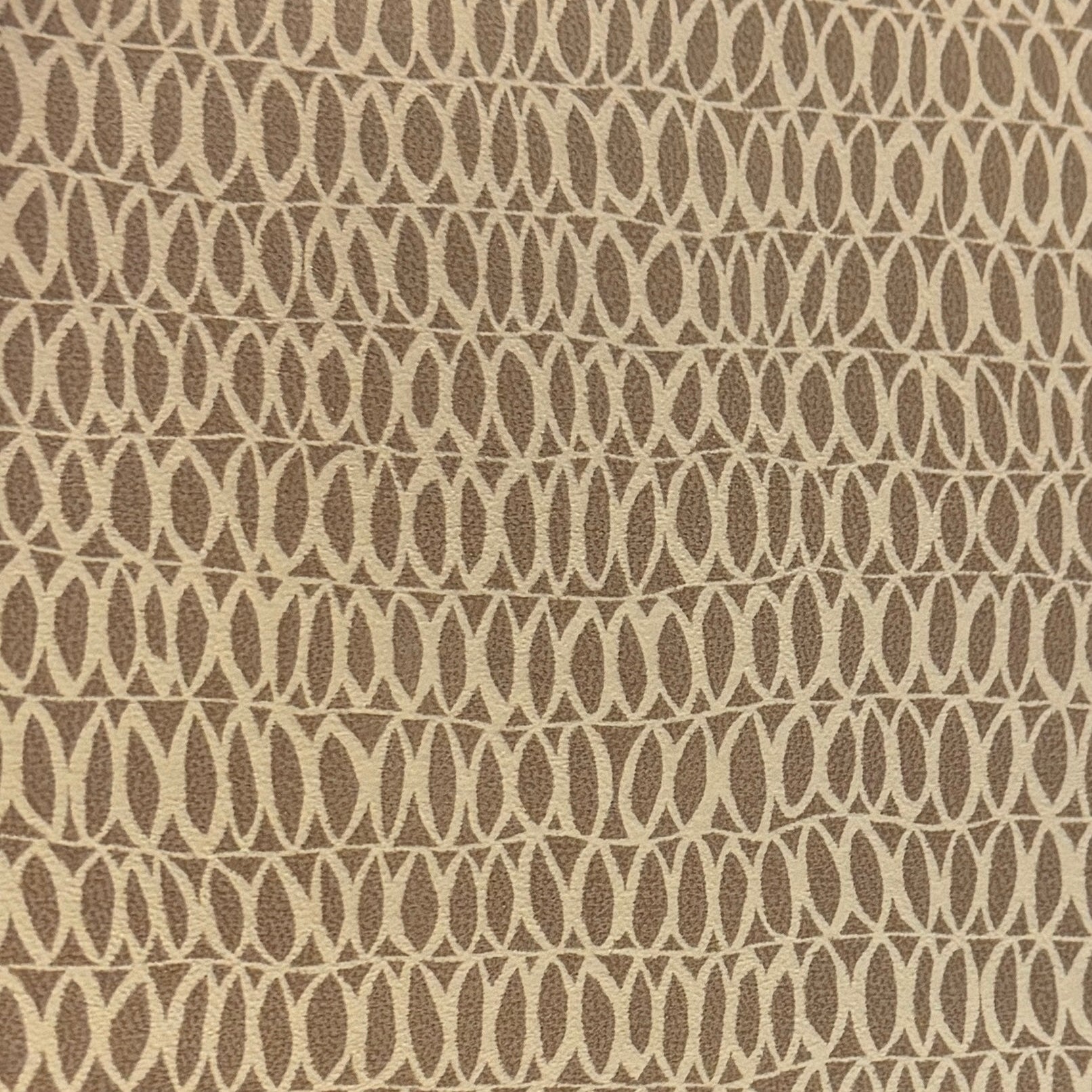0135 Light Brown Patterned Faux Leather