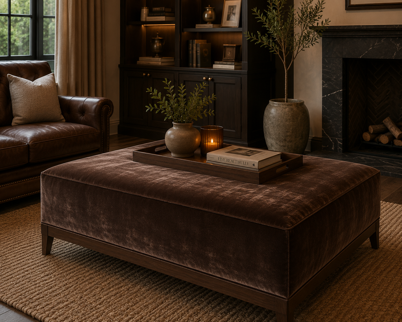 0575  Fabric Espresso Brown