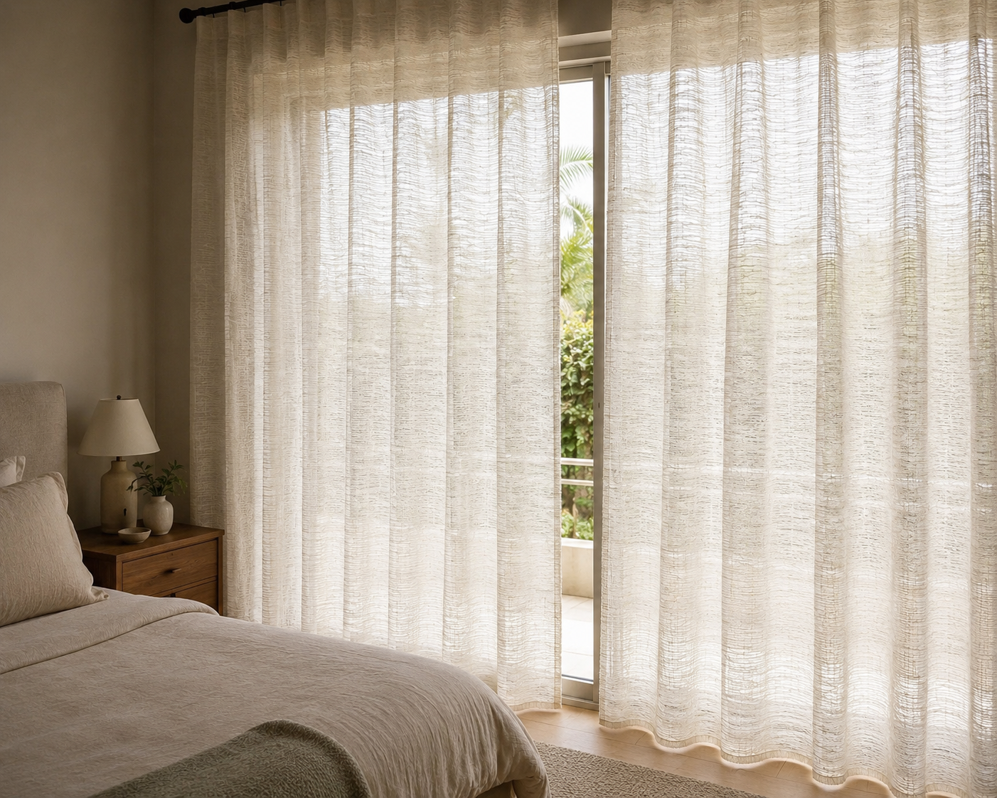 0738 Soft Linen Breeze Drapery Fabric