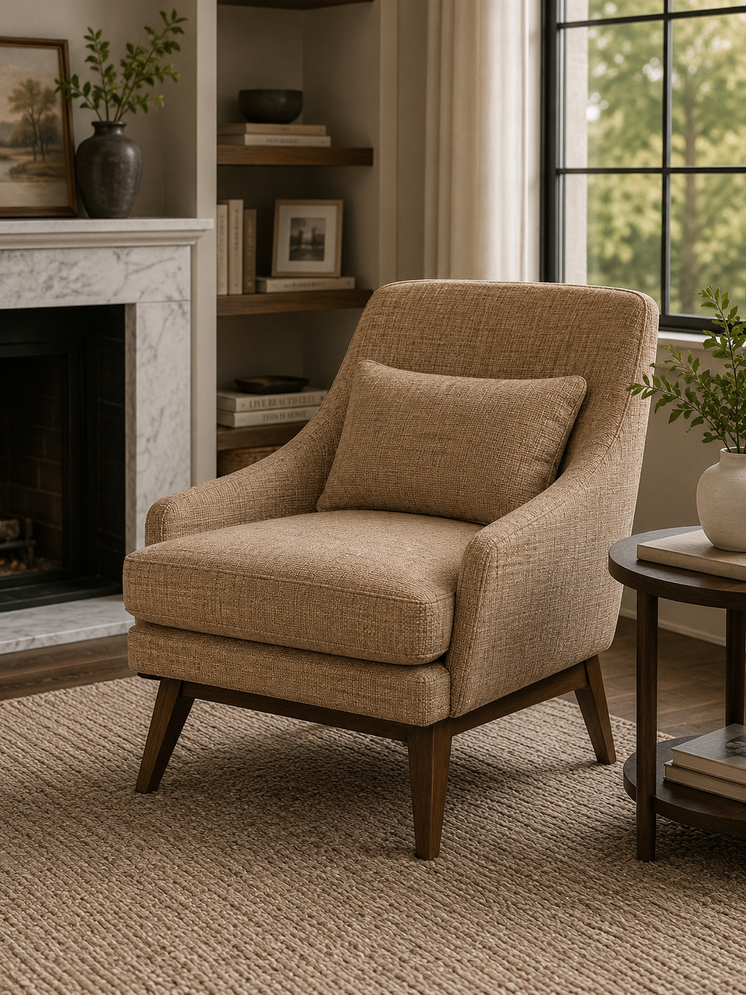 0574 Taupe Dune Chenille