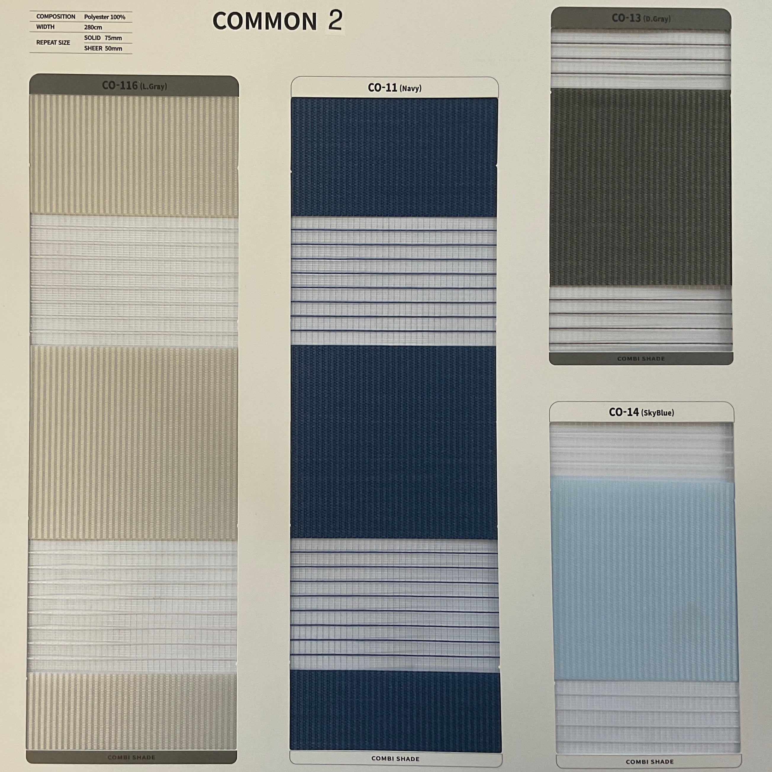 Combi Roller Shade Common 2