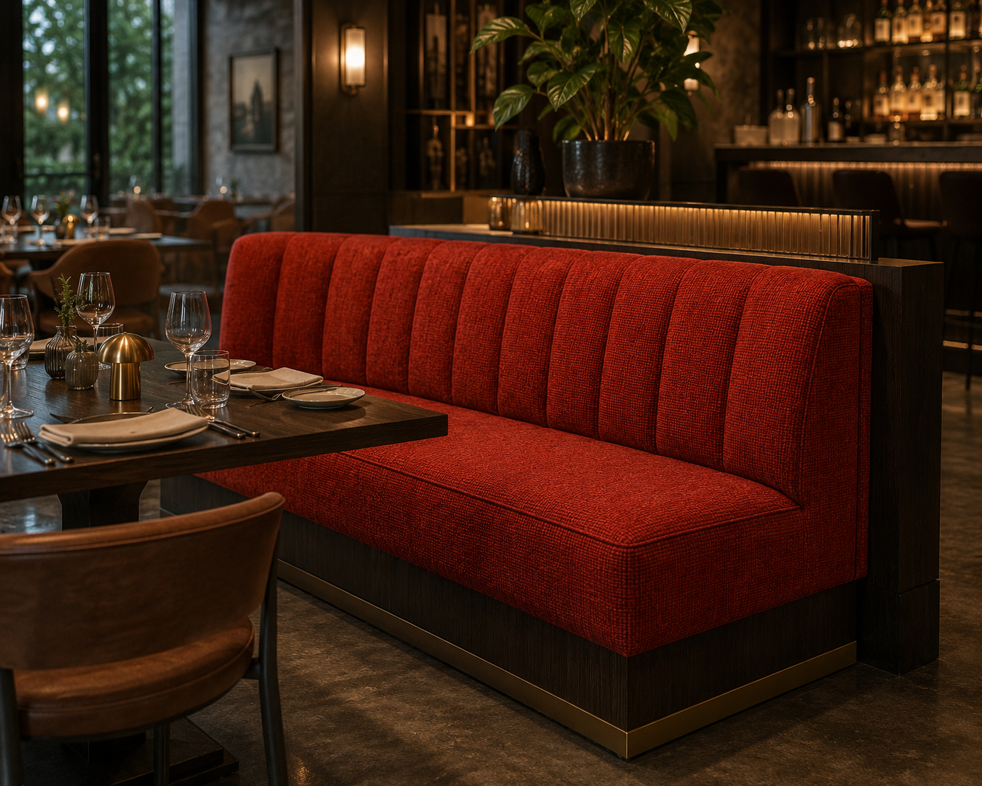 0532 Fabric Rustic Red