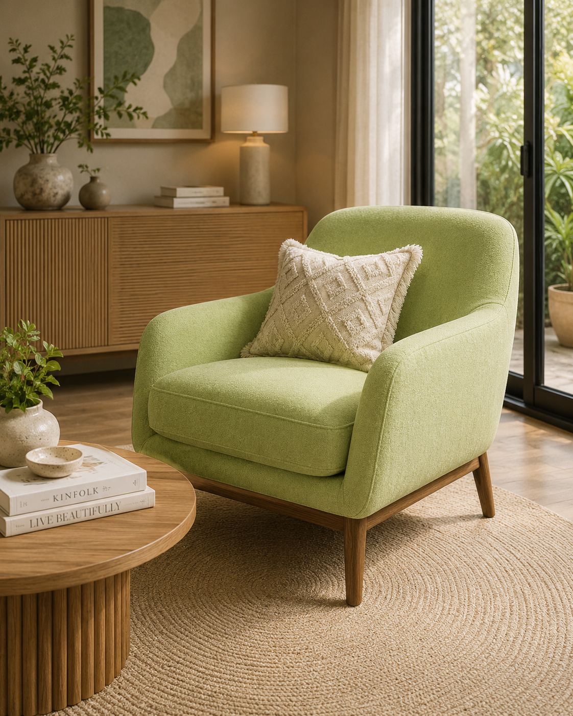 0498 Fabric Soft Sage Green