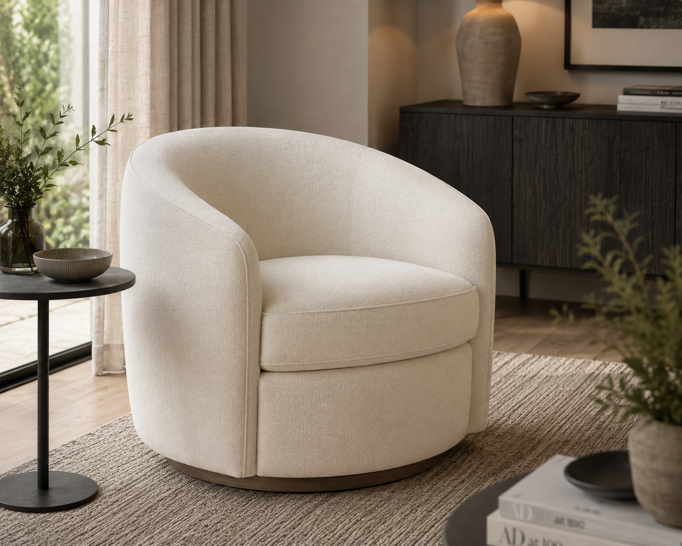 0356  Fabric White/Light Beige