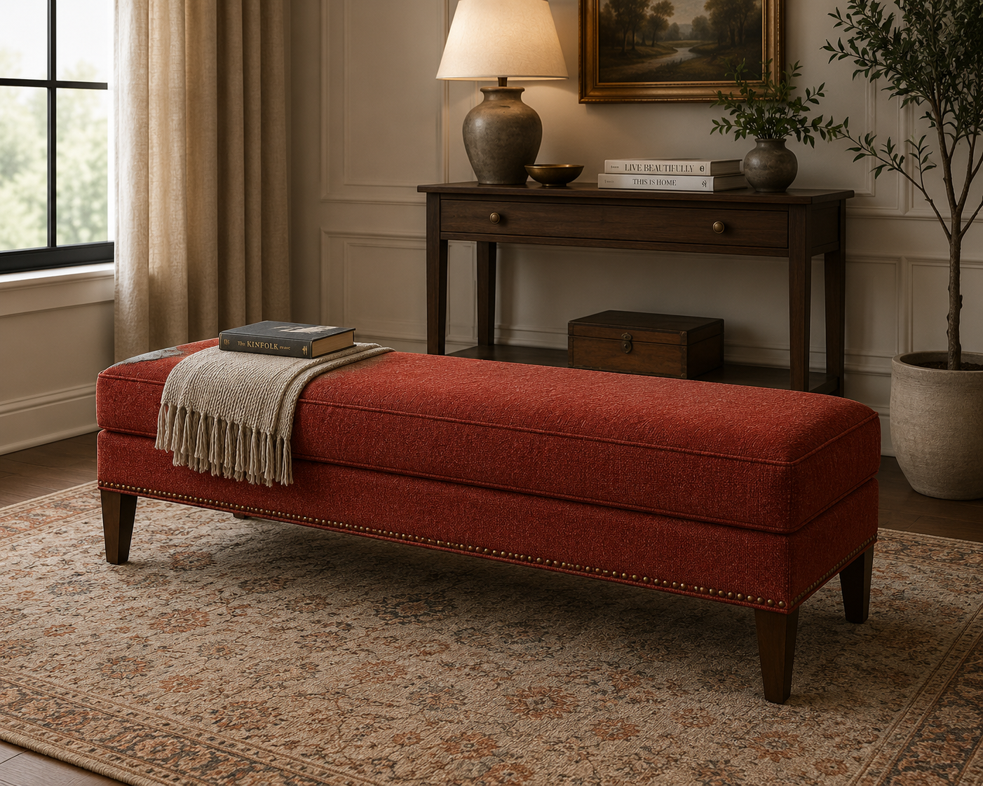 0262  Fabric – Burnt Orange