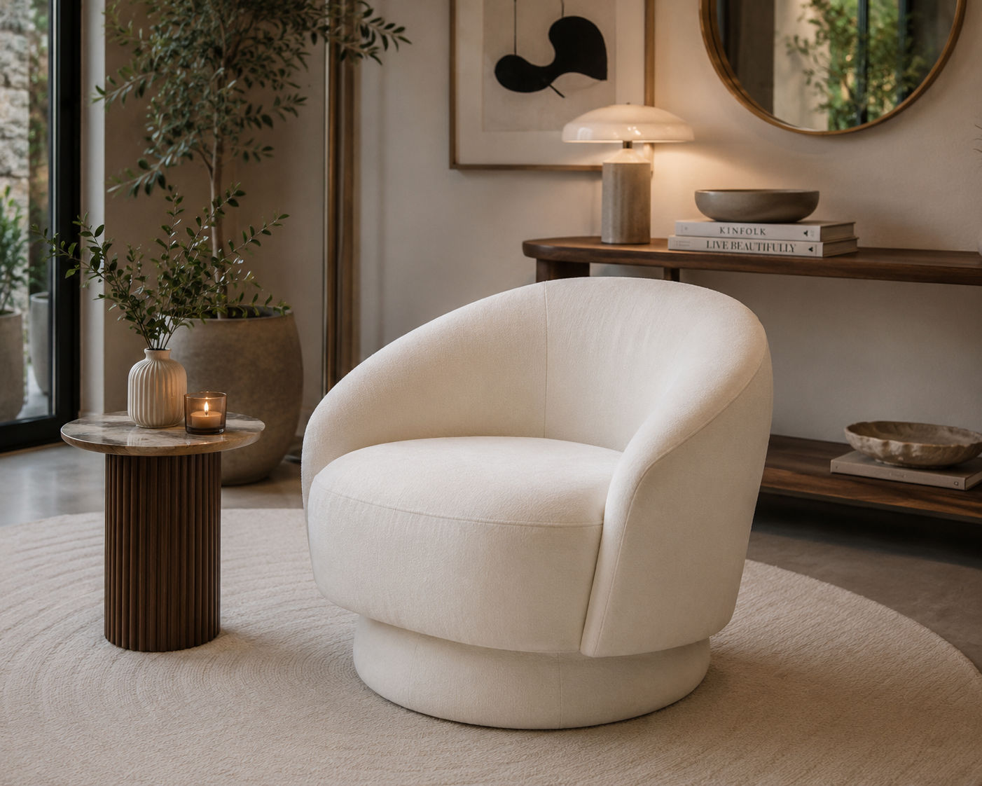 0402 Velvet Fabric Ivory White
